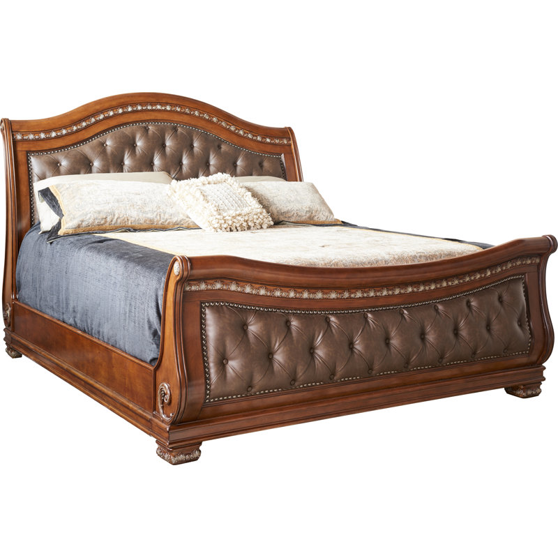 Fairfax Home Collections Orleans Upholstered Sleigh Bed Wayfair